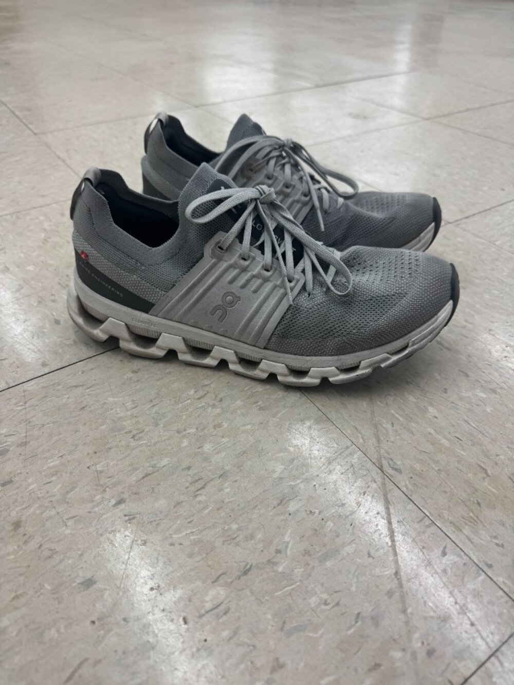 On Cloudswift 3 Mens Size 10.5 Alloy Glacier Gray Running Shoes
